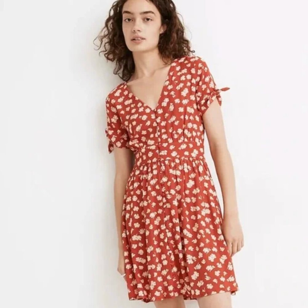 Madewell floral print dress - size 0